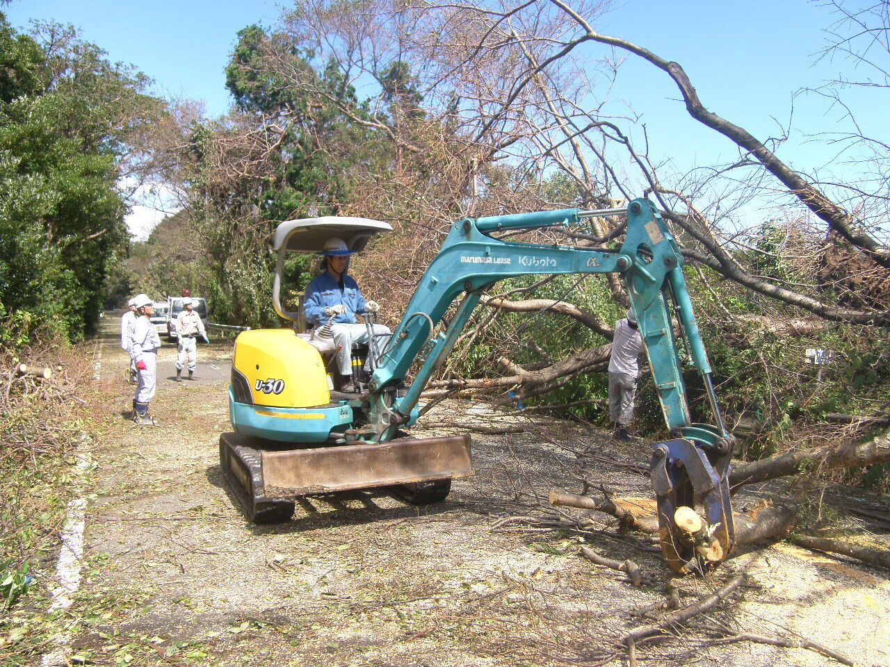 H23 台風15号池田日本平線道路施設修繕